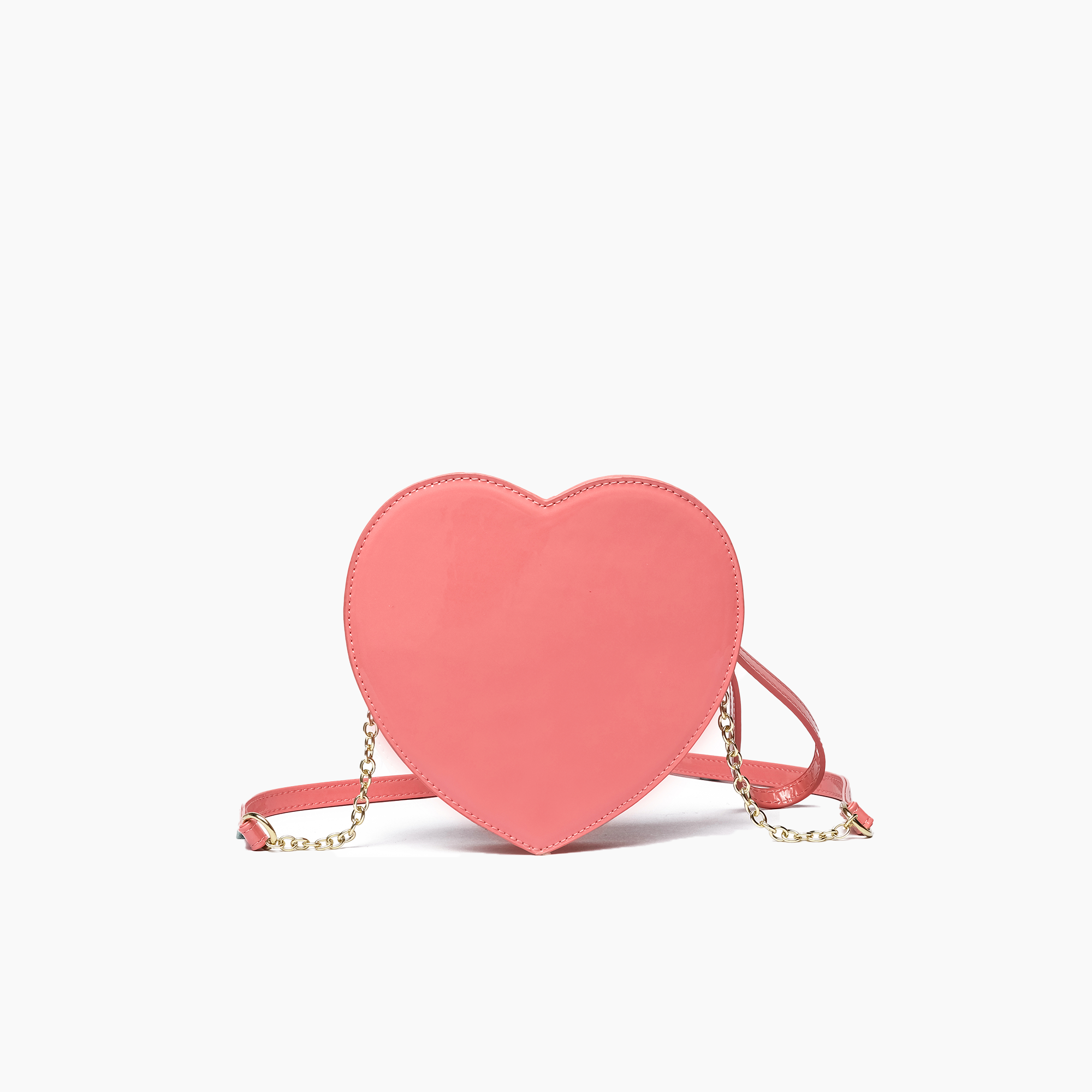 Red Heart Shaped Crossbody Chain bag Cute Clutch Purses | Baginning